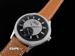 Chopard 蕭邦 L.U.C 1860 系列 17/1873/2 <font color="#050505">18K白金材質 </font><font color="#1dd4d7">原廠半天星鑽石面盤 方形梯鑽時標</font> 日內瓦印記&nbsp;<font color="#ff0000">全球限量 1860只</font> 自動上鍊 36mm