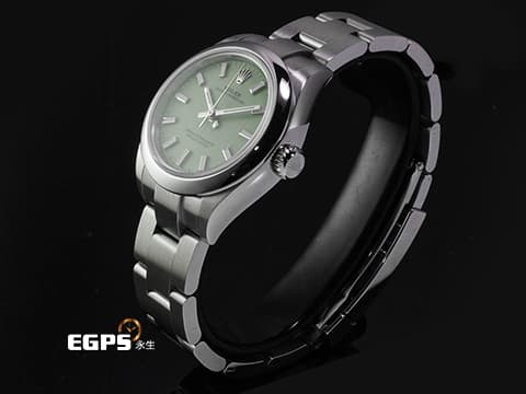 ROLEX 勞力士 Oyster Perpetual 28 蠔式恆動型 276200 不鏽鋼材質 2025年最新款開心果綠色面盤&nbsp; 2025年保卡 自動上鍊 28mm