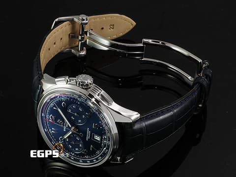 BREITLING 百年靈 Premier B01 Chronograph 42 璞雅系列 AB0145 藍色面盤 計時碼表 不鏽鋼材質&nbsp;B01自製機芯 2023年卡&nbsp;自動上鍊 42mm