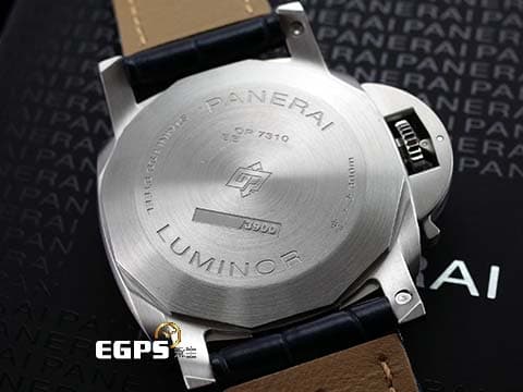 PANERAI 沛納海 Luminor Marina PAM01313 藍色經典三明治面盤 三日鍊 小秒針 PAM1313 不鏽鋼 2024年保卡 台灣公司貨&nbsp;自動上鍊 44mm