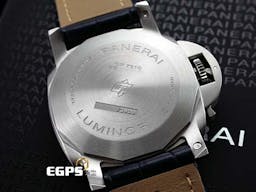 PANERAI 沛納海 Luminor Marina PAM01313 <font color=#2828FF>藍色經典三明治面盤</font> 三日鍊 小秒針 PAM1313 不鏽鋼 <font color=#FF0000>2024年新式保卡</font> 自動上鍊 44mm