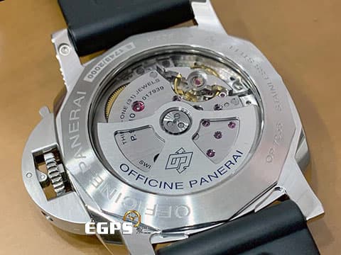 PANERAI 沛納海 Lumnior Marina 1950 PAM01359 三日鍊 PAM1359 菸草面 三明治面盤 2020新式保卡 藍色小秒針 自動上鍊 44mm