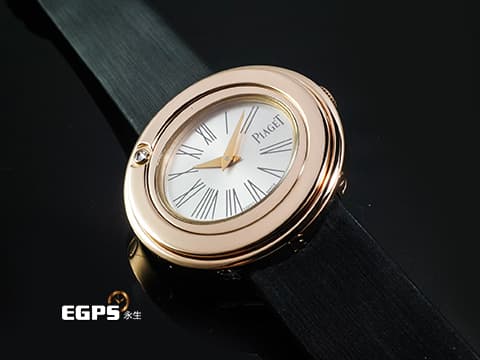PIAGET 伯爵 Possession  G0A35084 18K玫瑰金材質 原廠鑲嵌鑽石錶圈 銀白色太陽紋面盤&nbsp;石英機芯 29mm