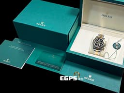 ROLEX 勞力士 Cosmograph Daytona 宇宙計時行 迪通拿 126503 計時碼表 <font color="#ffffff">黑色面盤</font>搭配&nbsp;<font color="#f1e1b5">金色計時圈</font>&nbsp;&nbsp;18K黃金半金款&nbsp;<font color="#FF0000">新款4131機芯 2025年新式保卡</font> 賽車錶 自動上鍊 40mm