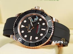 ROLEX 勞力士 Yacht-Master 40 蠔式 遊艇名仕型 126655 <font color="#f7bc9c">永恆玫瑰金</font> Cerachrom黑色陶瓷字圈<font color="#FF0000"> 3235機芯 搭配Glidelock延展系統潛水錶扣 2022年新式綠卡 </font>自動腕錶 40mm