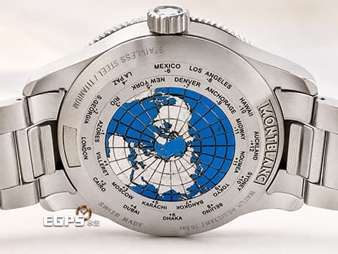 MONTBLANC 萬寶龍 1858 GMT 系列 MB129615 首創無指針 GMT 二地時間 黑色太陽放射紋面盤&nbsp;不銹鋼 大三針&nbsp;2025年保單  自動上鍊 42mm