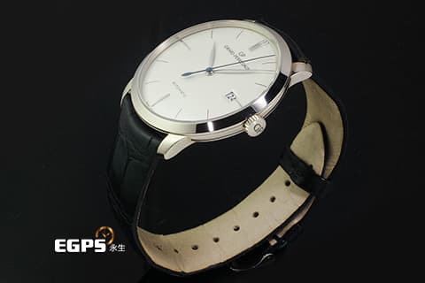 GIRARD-PERREGAUX 芝柏 GP 1966系列 49525-53-131-BK6A 18K白金材質 簡約設計&nbsp;2025年保卡 新錶訂價：622,000元&nbsp;自動上鏈 38mm