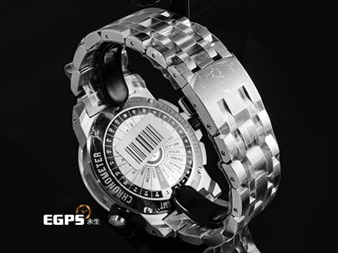 Carl F. Bucherer 寶齊萊 Patravi ChronoGrade 柏拉維 00.10633.08.33.01 三地時間顯示 GMT 不鏽鋼材質 黑色面盤、原廠橡膠錶帶&nbsp;台灣公司貨 錶友蒐藏未使用品 保有部分原廠膠膜&nbsp;自動上鍊 46.6mm