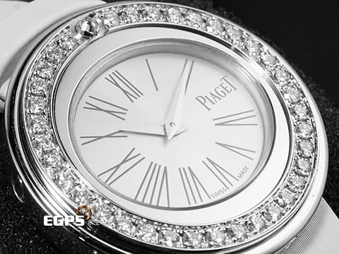 PIAGET 伯爵 Possession  P10866  G0A36187 18K白金材質 原廠鑲嵌37顆鑽石錶圈（重約0.70克拉） 時尚女錶 石英機芯 29mm