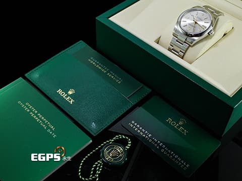 ROLEX 勞力士 Oyster Perpetual 41 蠔式恆動型 134300 銀色太陽紋放射面盤 經典 OP41 不鏽鋼材質 2025年新款 (134300 )2025年保卡&nbsp;自動上鍊 41mm