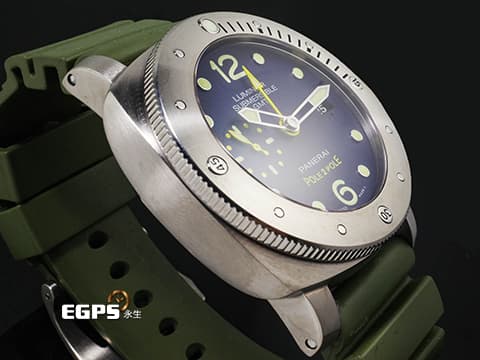 PANERAI 沛納海 Luminor Submersible 1950 3 Days GMT PAM719 PAM00719 鈦金屬材質 兩地時區 Mike Horn Pole2Pole  限量版&nbsp;自動上鏈 47mm