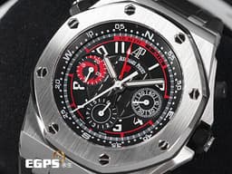Audemars Piguet 愛彼 AP錶 Royal Oak Offshore 皇家橡樹 離岸型 <font color="#bb0707">Alinghi Polaris 阿靈基 帆船隊 北極星</font> 帆船盃 26040ST.OO.D002CA.01 飛返 計時碼表 不鏽鋼 26040 ST <font color="#ff0000">限量1935只 特殊錶盒</font> 自動上鍊&nbsp;42mm