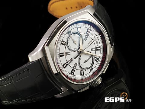 ROGER DUBUIS 羅杰杜彼 La Monegasque 玩家系列 RDDBMG0009 微型自動盤 86300 不鏽鋼材質 白色面盤 摺疊帶扣 計時碼錶 自動上鏈 2025年保卡 日內瓦印記&nbsp;44mm