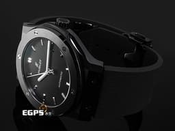 HUBLOT 宇舶 Classic Fusion 經典融合 511.CM.7170.RX <font color="#05f0f0">黑陶瓷材質&nbsp;啞光黑色面盤 </font>大三針 <font color="#FF0000">2025年保單</font> 自動上鍊 45mm