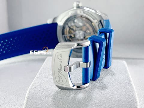 H. Moser &amp; Cie. 亨利慕時 Pioneer Centre Seconds 開拓者 清新亮眼的柑橘綠面盤 3201-1204 三日鍊 開拓者大三針 柑橘綠概念腕錶&nbsp;不鏽鋼 大三針&nbsp;2025年保單&nbsp;自動上鍊&nbsp; 42.8mm