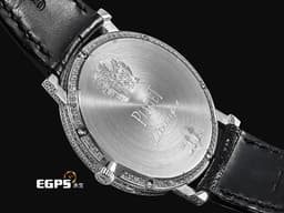 PIAGET 伯爵 Altiplano Skeleton 非凡珍品 G0A39120 超薄 微型自動盤 18K白金材質 <font color="#84C1FF">原廠鑲嵌38顆長方形美鑽（約1.4克拉）及266顆圓形美鑽（約1.9克拉）錶殼 鑲飾33顆長方形美鑽（約1.3克拉）面盤 </font><font color="#FF0000">2026年保卡 新錶參考訂價：6,400,000元</font> 手動上鍊 38mm