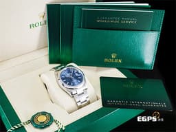 ROLEX 勞力士 Datejust 36 經典 蠔式日誌型 126200 <font color="#4169e1">亮藍色面盤</font> DJ36 不鏽鋼&nbsp;<font color="#ff0000">2025年保卡 蠔式（Oyster）三節錶帶</font> 自動上鍊 36mm