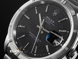 ROLEX 勞力士 Date 15210 蠔式 日誌型 不鏽鋼材質 <font color="#05f0f0">獨一無二&nbsp;如雪花般自然氧化黑色面盤</font> <font color="#ff0000">已回勞力士原廠服務中心保養 延長保固至2026年</font> 自動上鏈 35mm