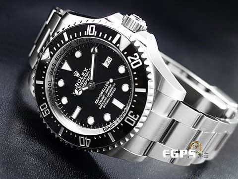 ROLEX 勞力士 Sea-Dweller Deepsea 蠔式 海使者 深海 126660 黑鬼王 水鬼王 不鏽鋼 陶瓷錶圈 排氦氣閥 2020年保卡 潛水錶 自動上鍊 44mm