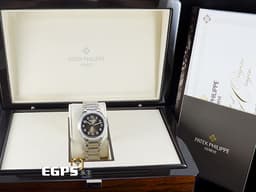 PATEK PHILIPPE 百達翡麗 PP錶 Twenty~4 系列 旭日形錶盤 7300 / 1200A-010&nbsp;<font color="#842B00">棕色漸變色面盤 </font><font color="#05f0f0">原廠鑽石錶圈 共鑲鑽160顆天然美鑽，約重0.77克拉</font>&nbsp;<font color="#ff0000">2025年保單 新錶參考訂價：965,000元</font>&nbsp;自動上鍊 36mm