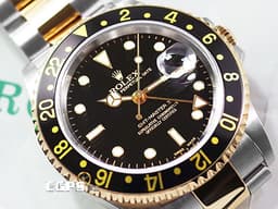 Rolex 勞力士 GMT-Master II 格林威治型 16713 不鏽鋼&amp;18K黃金材質 半金款 兩地時區 自動上鍊 40mm