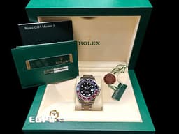 ROLEX 勞力士 GMT-MASTER II 格林威治型 116719BLRO 116719 18K白金材質 <font color=#70cce1>百事</font><font color=#ff0000> 白K金款 滿滿份量的手感 可樂陶瓷錶圈</font> <font color=#ffff00>份量&沉穩&低調 絕版錶款 </font> 自動上鍊 40mm