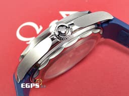 OMEGA 歐米茄 Seamaster 海馬系列 21032422003001 <font color="#2828FF">藍色面盤、藍色陶瓷錶圈</font> 同軸擒縱 <font color="#FF0000">藍色橡膠錶帶海馬，2025年保單 台灣公司貨</font> 排氦氣閥 潛水錶 自動上鍊 42mm