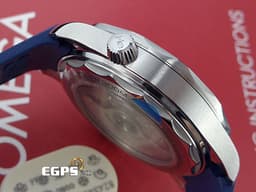 OMEGA 歐米茄 Seamaster 海馬系列 21032422003001 <font color="#2828FF">藍色面盤、藍色陶瓷錶圈</font> 同軸擒縱 <font color="#FF0000">藍色橡膠錶帶海馬，2025年保單 台灣公司貨</font> 排氦氣閥 潛水錶 自動上鍊 42mm