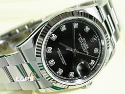 ROLEX 勞力士  Datejust 126234 DJ36 蠔式日誌型 <font color="#05f0f0">不敗經典款 原廠鑽石時標面盤</font>&nbsp;自動上鍊 36mm