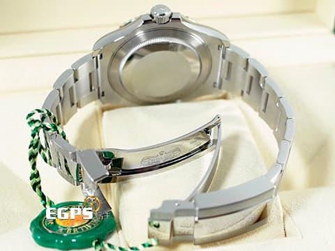ROLEX 勞力士 Yacht-Master 遊艇名仕型 116622 不鏽鋼材質 亮藍色面盤&nbsp;PT950 鉑金雙向旋轉錶框 亂碼字頭 自動腕錶 40mm