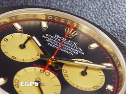 ROLEX 勞力士 Cosmograph Daytona 宇宙計時型 迪通拿 116528 <font color="#6e6e6e">醇黑色錶面搭配</font><font color="#ecc918">香檳色計時盤 Paul Newman 保羅紐曼面盤</font> 計時碼表 18K黃金 小怪獸<font color="#FF00FF">&nbsp;</font><font color="#ff0000">2014年台灣公司貨 已回RSC原廠完整保養&nbsp;</font>自動上鍊 賽車錶 40mm