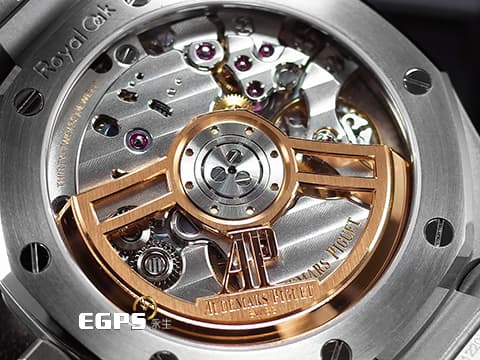 Audemars Piguet 愛彼 AP錶 Royal Oak 皇家橡樹 15500ST.OO.1220ST.03 經典 Grande Tapisserie 黑色格紋面盤 大三針 鍊帶款 2022年新式保卡&nbsp;自動上鍊 41mm