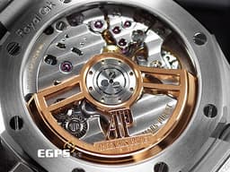 Audemars Piguet 愛彼 AP錶 Royal Oak 皇家橡樹 15500ST.OO.1220ST.03 <font color="#05f0f0">經典 Grande Tapisserie 黑色格紋面盤</font> 大三針 鍊帶款 <font color="#FF0000">2022年新式保卡</font>&nbsp;自動上鍊 41mm