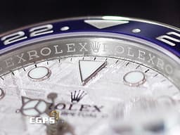 ROLEX 勞力士 GMT-Master II 格林威治型 126719BLRO Met 兩地時區 <font color="#33CCFF">Meteorite 隕石面盤</font> 紅藍雙色陶瓷圈 Pepsi <font color="#05f0f0">百事圈 可樂圈</font> <font color="#fa00fa">18K白金材質</font>&nbsp;<font color="#FF0000">2025年07月新式保卡</font>&nbsp;126719 BLRO 自動上鍊 40mm
