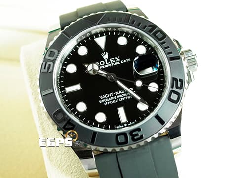 ROLEX 勞力士 Yacht-Master 226659 遊艇名仕 18K白金材質 黑色陶瓷錶圈  2021年新式保卡  自動上鍊 42mm