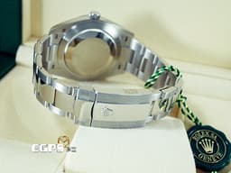ROLEX 勞力士 Datejust 41 蠔式日誌型 126300 <font color="#0080FF">天藍色面盤 經典立體羅馬數字時標</font> DJ41 不鏽鋼 <font color="#FF0000">2023年保卡 蠔式（Oyster）三節錶帶</font> 自動上鍊 41mm