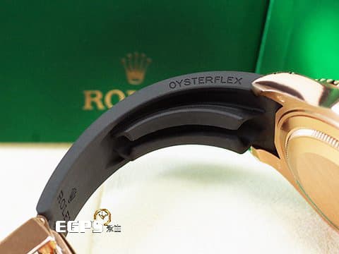 ROLEX 勞力士 Yacht-Master 遊艇名仕型 268655 永恆玫瑰金 陶瓷錶圈  新式橡膠錶帶 2025年保卡 自動上鍊 37mm