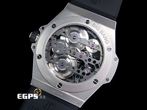 Hublot 宇舶 Big Bang 大爆炸 MECA-10 十日鍊 414.NI.1123.RX 鈦金屬材質 特殊三方動能顯示  2022年保卡  手上鍊 45mm
