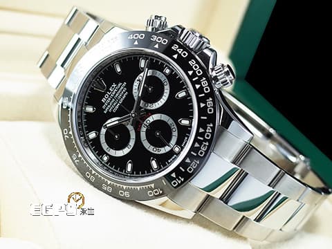 ROLEX 勞力士 Daytona 迪通拿 116500LN 陶瓷圈 116500 計時碼表 2023年停產款  2023年保卡  黑色面盤 自動上鍊 40mm