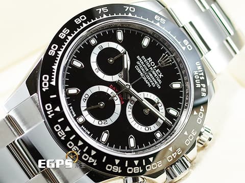 ROLEX 勞力士 Daytona 迪通拿 116500LN 陶瓷圈 116500 計時碼表 2023年停產款  2023年保卡  黑色面盤 自動上鍊 40mm