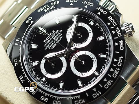 ROLEX 勞力士 Daytona 迪通拿 116500LN 陶瓷圈 116500 計時碼表 2023年停產款  2023年保卡  黑色面盤 自動上鍊 40mm