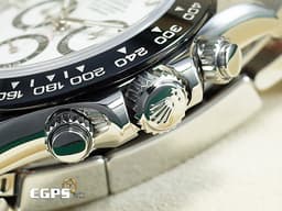 ROLEX 勞力士 Cosmograph Daytona 宇宙計時型 迪通拿 116500LN 計時碼表 <font color=#FFFFFF>白熊貓 白色面盤 搭配Rubber B橡膠錶帶</font> 116500 LN 陶瓷錶圈 不鏽鋼 <font color=#FF0000>2021年新式保卡</font> 賽車錶 自動上鍊 40mm
