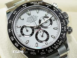 ROLEX 勞力士 Cosmograph Daytona 宇宙計時型 迪通拿 116500LN 計時碼表 <font color=#FFFFFF>白熊貓 白色面盤 搭配Rubber B橡膠錶帶</font> 116500 LN 陶瓷錶圈 不鏽鋼 <font color=#FF0000>2021年新式保卡</font> 賽車錶 自動上鍊 40mm