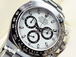ROLEX 勞力士 Cosmograph Daytona 宇宙計時型 迪通拿 116500LN 計時碼表 <font color=#FFFFFF>白熊貓 白色面盤 搭配Rubber B橡膠錶帶</font> 116500 LN 陶瓷錶圈 不鏽鋼 <font color=#FF0000>2021年新式保卡</font> 賽車錶 自動上鍊 40mm