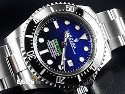 ROLEX 勞力士 Deepsea 深海使者 D-Blue 126660DB 水鬼王 126660 不鏽鋼材質 <font color=#70cce1>漸層藍黑面盤</font> <font color=#FF0000> 2018年保卡 保有部分膠膜 </font> 自動上鍊 44mm