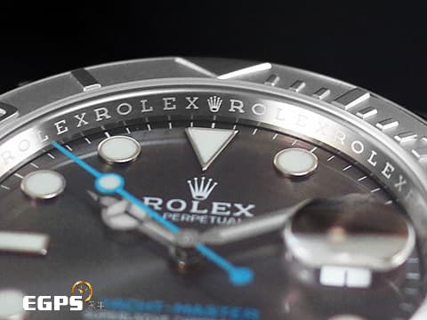 ROLEX 勞力士 Yacht-Master 遊艇名仕型 126622 石板灰色面盤搭配藍色秒針 PT950 鉑金刻度錶圈 不鏽鋼 2024年保卡 自動上鍊 40mm