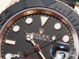ROLEX 勞力士 Yacht-Master 116655 遊艇名仕 陶瓷框 18K永恆玫瑰金材質 <font color="#f4e6d2">  Cerachrom黑色陶瓷刻度雙向旋轉錶框</font><font color="#FF0000"> 2016年保卡&nbsp;</font>自動上鍊 40mm