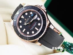 ROLEX 勞力士 Yacht-Master 116655 遊艇名仕 陶瓷框 18K永恆玫瑰金材質 <font color="#f4e6d2">  Cerachrom黑色陶瓷刻度雙向旋轉錶框</font><font color="#FF0000"> 2016年保卡&nbsp;</font>自動上鍊 40mm