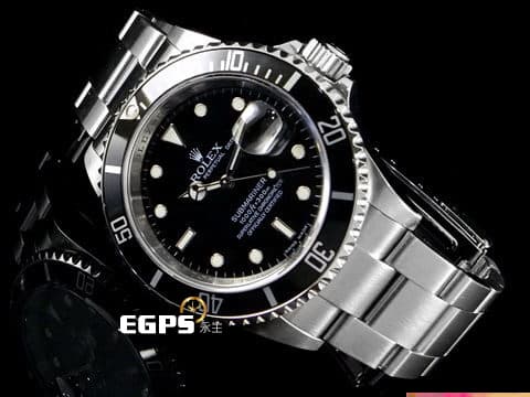 ROLEX 勞力士 Submariner 潛航者 16610 經典 黑水鬼 潛水錶 M字頭 防偽內圈 自動上鍊 40mm
