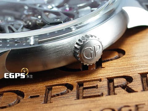 Girard-Perregaux 芝柏 GP錶 Neo-Bridges系列 84000-21-001-BB6A 鈦金屬 鏤空面盤 微型自動盤&nbsp;Neo Bridge新板橋承托平衡擺輪&nbsp;自動上練 45mm